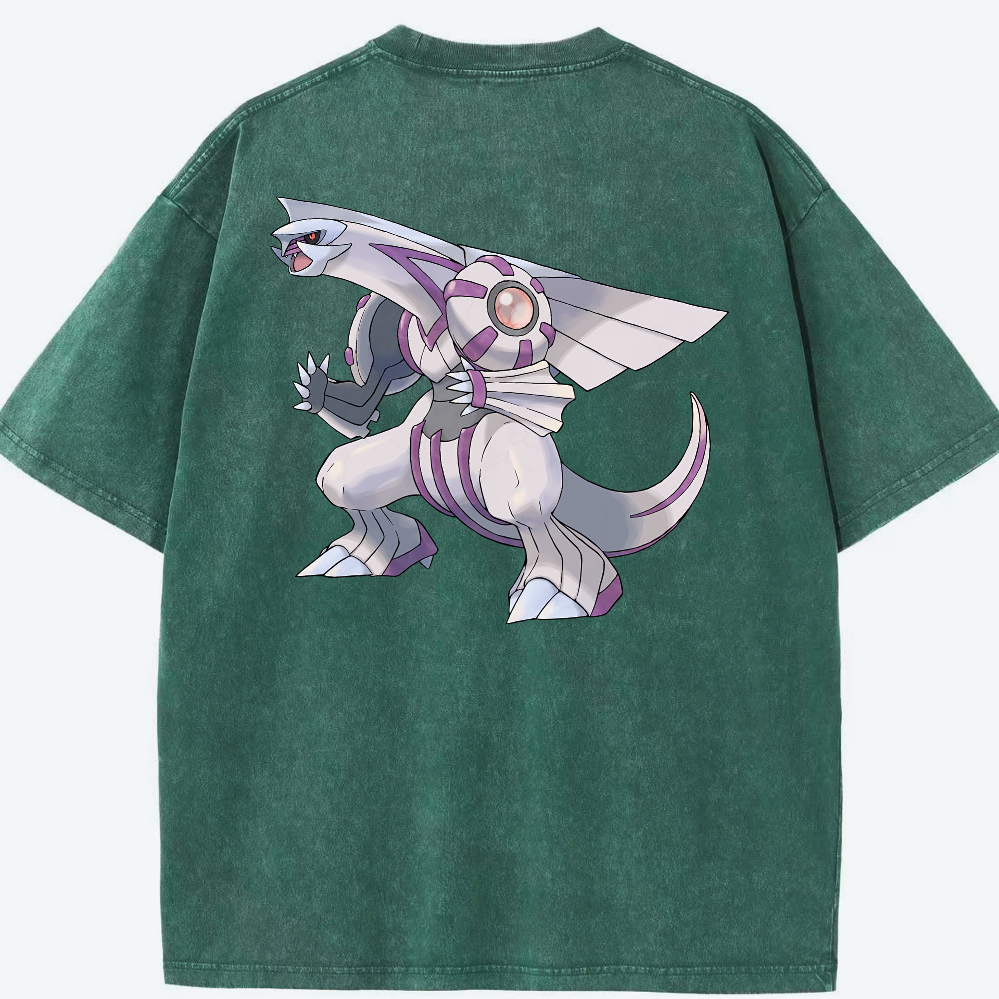 （画像用） ポケットモンスター Pokémon 綿100% ヴィンテージ風 半袖Tシャツ（背面プリント）